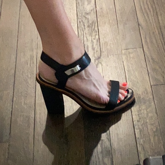 Rag & Bone stacked heel sandal size 37 - Picture 3 of 3
